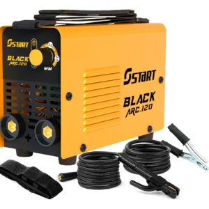 Máquina De Solda Inversora Elétrica Portátil Start Black Arc 120a Mma Eletrodo Tig