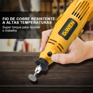 Kit Micro Retifica Ferramenta Rotativa 500w Com Acessórios 50-60hz 120 W