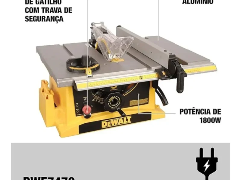 Serra De Mesa/bancada 10 Pol 1800w Dwe7470-b2 Dewalt