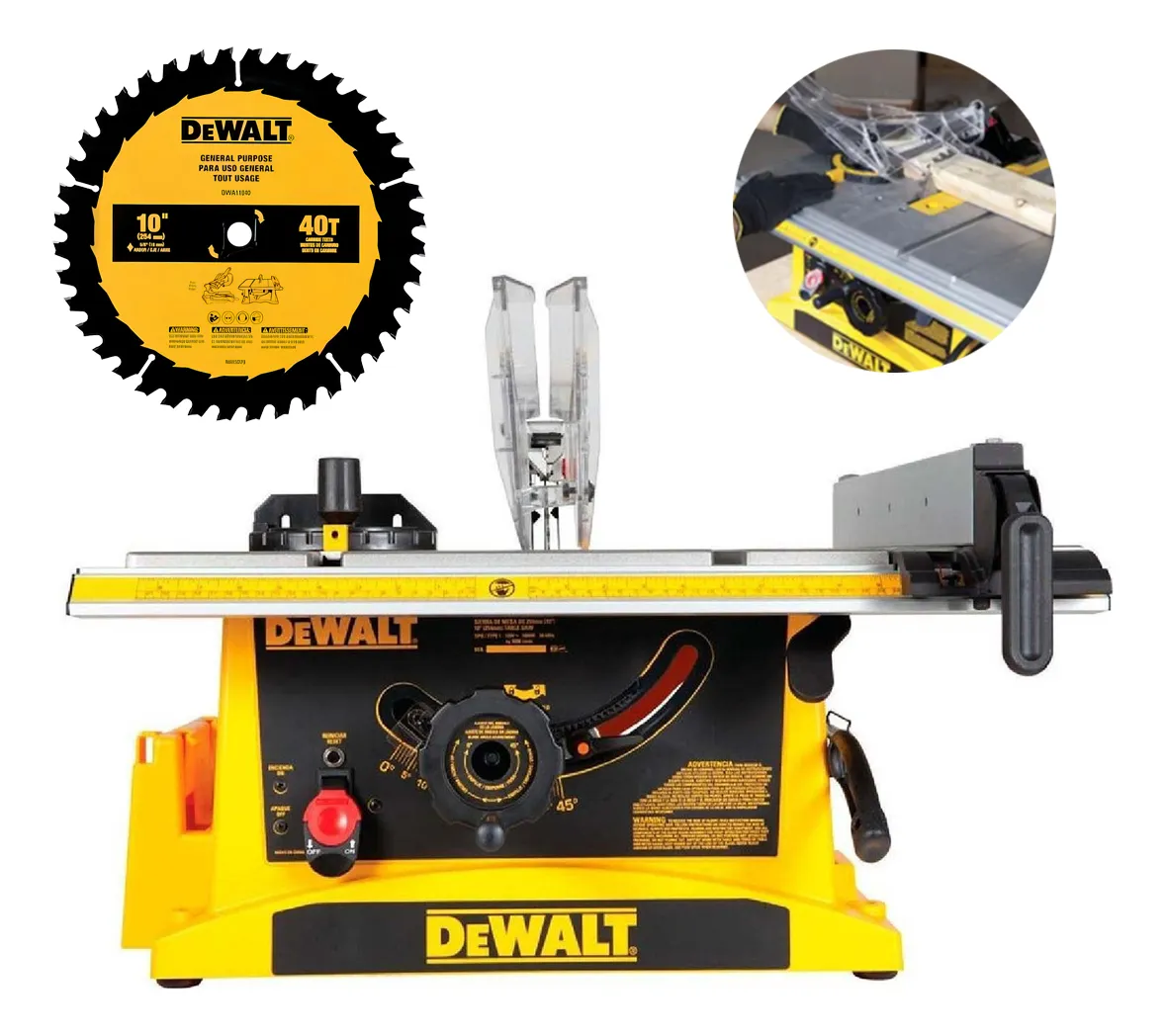 Serra De Mesa/bancada 10 Pol 1800w Dwe7470-b2 Dewalt